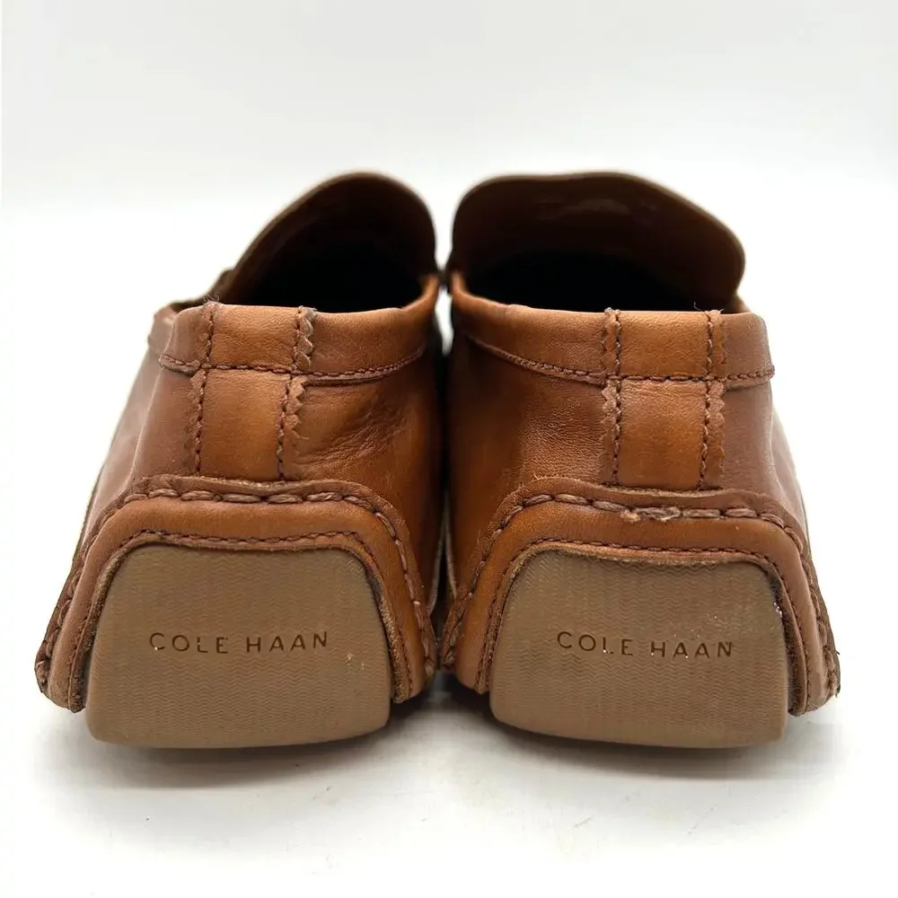 Cole Haan Wyatt Bit Driver Brown Leather Driving Loafers SIZE 13 Academia Preppy